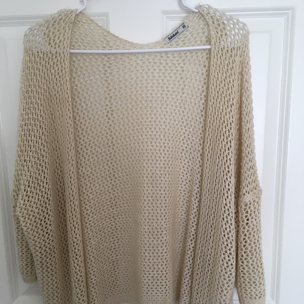 Woven Cardigan